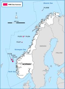RWE Dea Norge new licenses