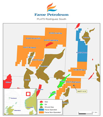 Rodriguez exploration well (6407/1-6S)