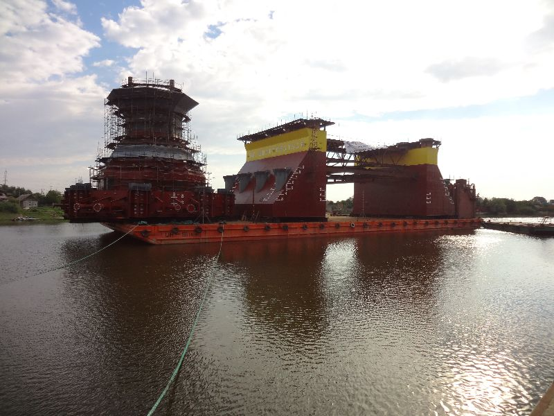 V. Filanovsky substructures sail out to Caspian Sea