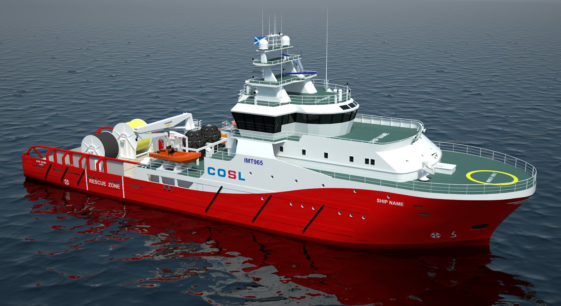 OSD-IMT seismic support vessel rendering