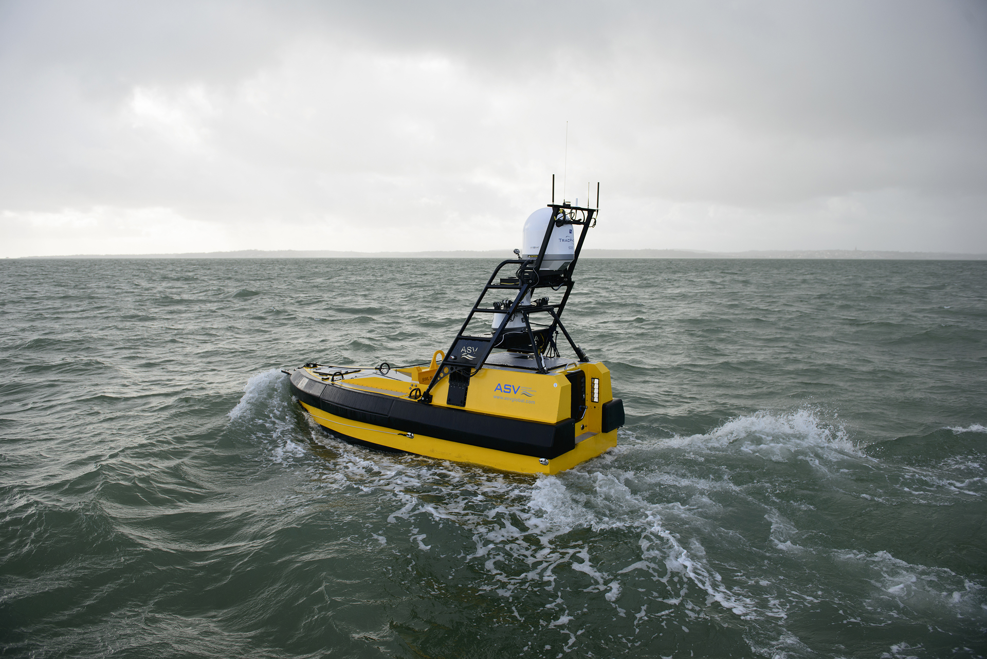 ASV Ltd.'s C-Worker 6 is world's first unmanned oil and gas workboat.