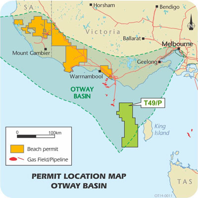 Beach Energy Otway basin offshore Australia