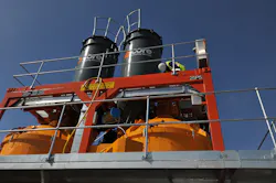 Core Grouting Services has debuted its new high-volume, high-strength grout mixing and pumping unit. Core Grouting Services has debuted its new high-volume, high-strength grout mixing and pumping unit.