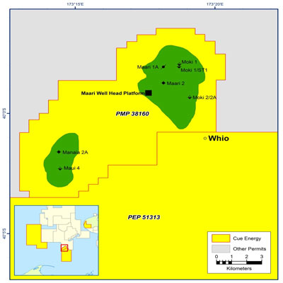Whio-1 exploration well New Zealand Cue Energy Resources