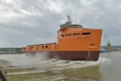 Damen launches first PSV 3300 vessel for PROMAR Damen launches first PSV 3300 vessel for PROMAR