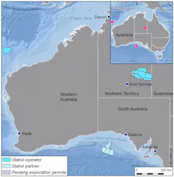 Statoil has gained an operatorship in an exploration permit in the Northern Carnarvon basin on the Northwest Shelf of Australia. Statoil has gained an operatorship in an exploration permit in the Northern Carnarvon basin on the Northwest Shelf of Australia.