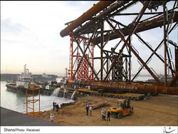 Jacket for South Pars Phase 12's platform D Jacket for South Pars Phase 12's platform D