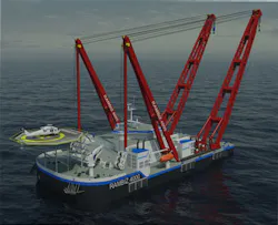 Scaldis new self-propelled crane ship Scaldis new self-propelled crane ship