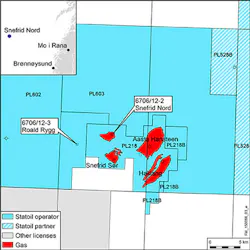 Snefrid Nord offshore Norway Snefrid Nord offshore Norway