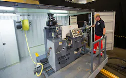 Trelleborg Offshore’s mobile coatings unit Trelleborg Offshore’s mobile coatings unit