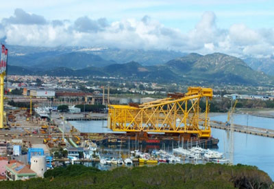 Ivar Aasen's jacket at the Arbatax yard