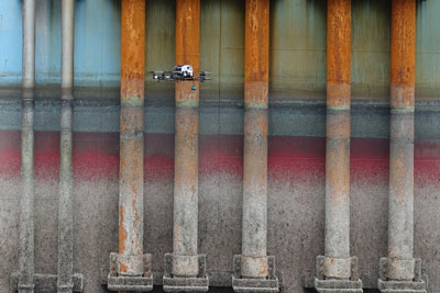 Offshore drone inspection program