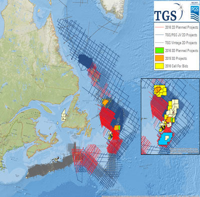 Offshore eastern Canada
