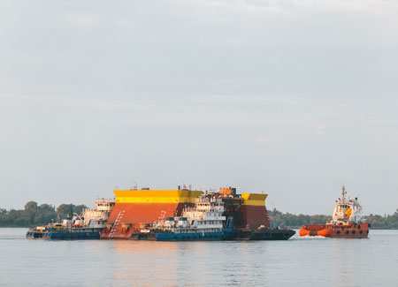 Jacket for the offshore ice-resistant stationary platform #2 for the V.Filanovsky field