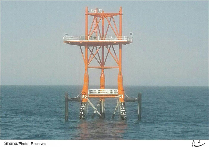 SPB13 platform offshore Iran