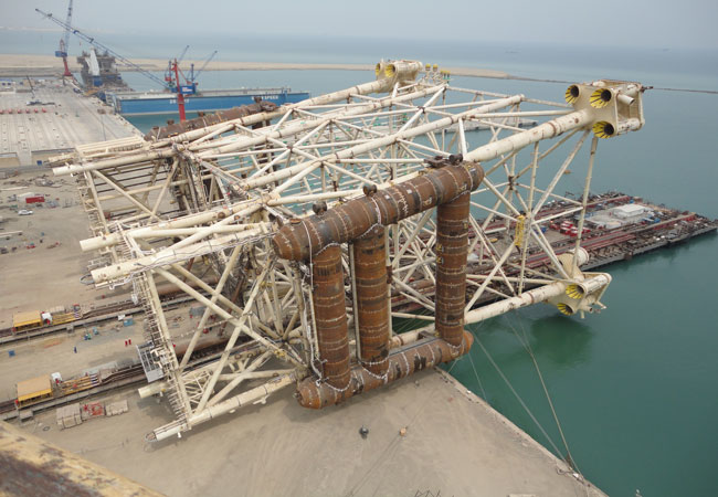 Shah Deniz 2 production and riser platform jacket
