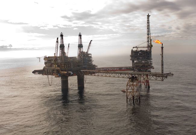 Beryl Alpha platform in the UK central North Sea