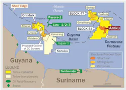 Tullow Oil prospects offshore Guyana Tullow Oil prospects offshore Guyana