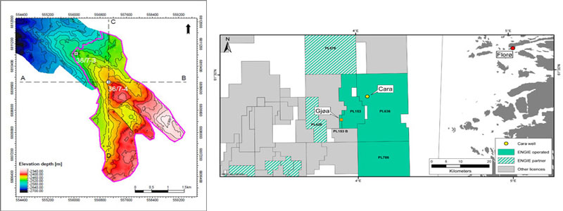 Cara project in license PL 636 in the northern Norwegian North Sea