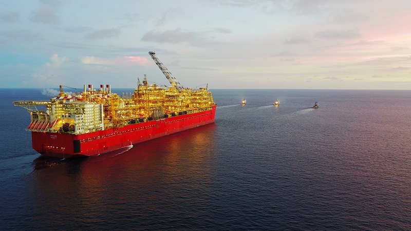 Shell's Prelude FLNG vessel