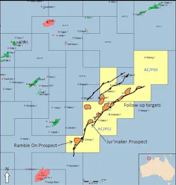 AC/P50 and AC/P51 exploration permits in the Vulcan sub-basin offshore northwest Australia AC/P50 and AC/P51 exploration permits in the Vulcan sub-basin offshore northwest Australia