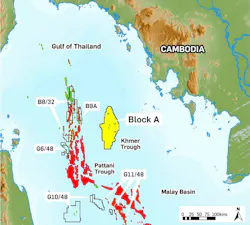 Block A offshore Cambodia Block A offshore Cambodia