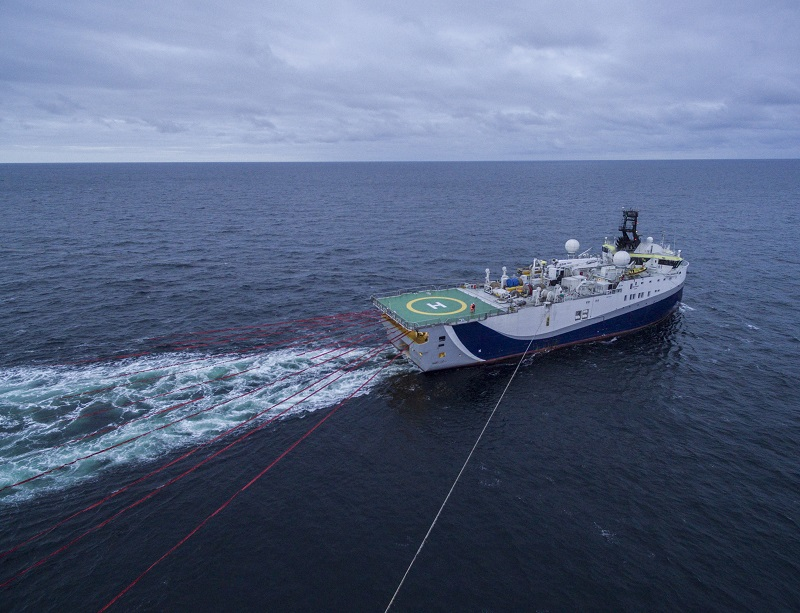Gazprom Neft 3D seismic survey in the Pechora Sea