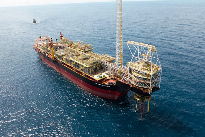 FPSO Prof. John Evans Atta Mills at the deepwater TEN field offshore Ghana