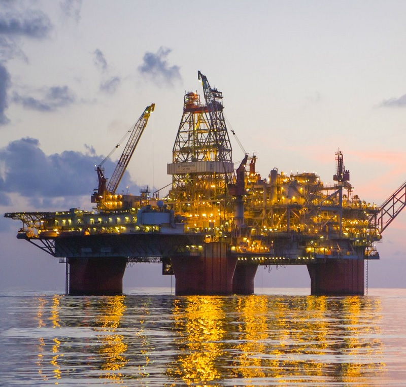 Thunder Horse platform in the deepwater Gulf of Mexico