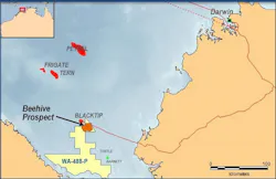 Beehive prospect offshore northwest Australia Beehive prospect offshore northwest Australia