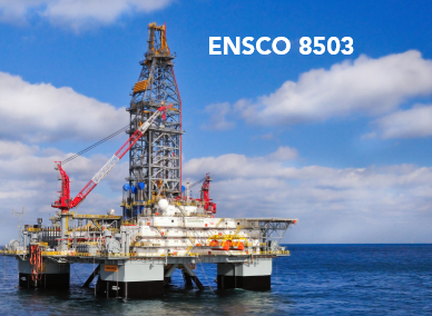 ENSCO 8503 semisubmersible drilling rig