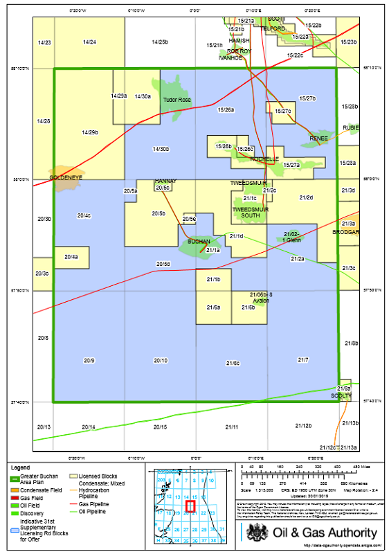 The UK&rsquo;s Supplementary 31st Offshore Licensing Round