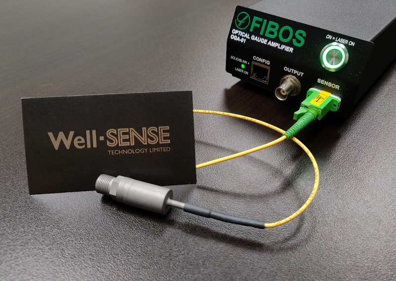 Miniature optical pressure-temperature gauge