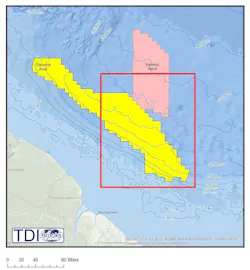 The environmental baseline studies were conducted in the southern part of the Kaieteur block and the southeastern part of the Stabroek block offshore Guyana. The environmental baseline studies were conducted in the southern part of the Kaieteur block and the southeastern part of the Stabroek block offshore Guyana.