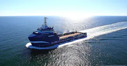 The Harvey Energy will become the first ABS-classed dual fuel and battery vessel and the first US flagged offshore supply vessel equipped with a battery/converter system. The Harvey Energy will become the first ABS-classed dual fuel and battery vessel and the first US flagged offshore supply vessel equipped with a battery/converter system.
