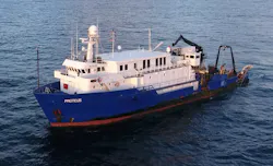 The R/V Proteus was used for the environmental baseline studies offshore Guyana. The R/V Proteus was used for the environmental baseline studies offshore Guyana.