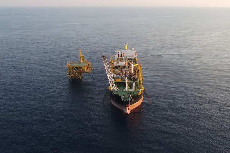 The Bertam field facilities offshore Malaysia.