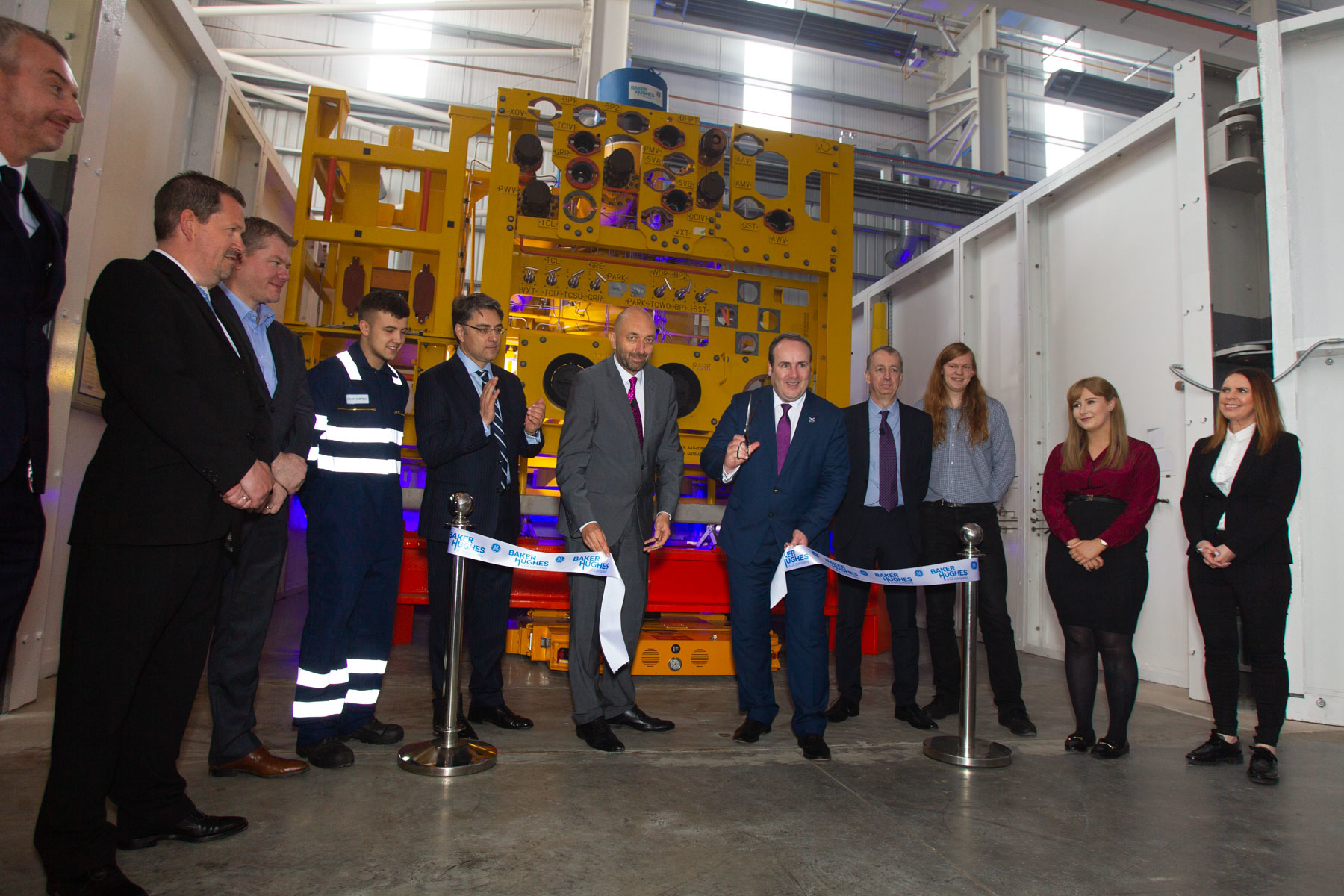 Opening of the Centre of Excellence in Montrose, Scotland.