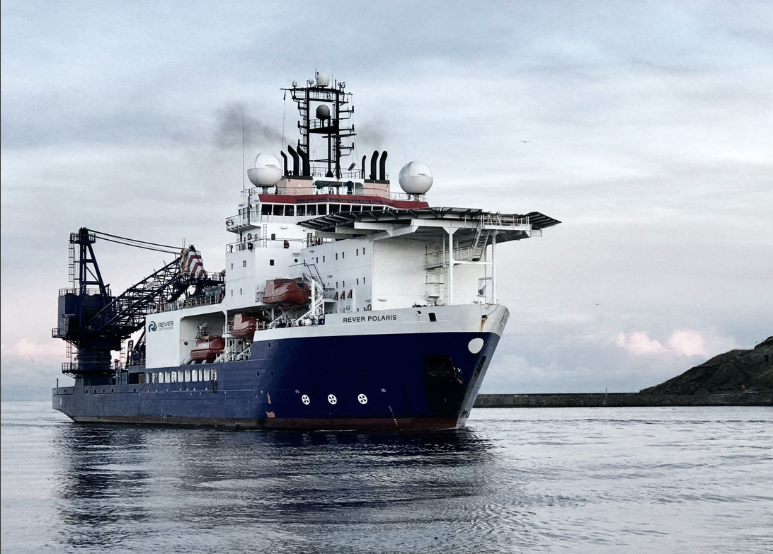 The Rever Polaris is providing dive support, light construction, subsea maintenance and other offshore services in the North Sea.