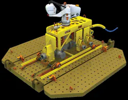 The Subsea 2.0 in-line compact robotic manifold design is said to reduce size, weight, and manufacturing cost. The Subsea 2.0 in-line compact robotic manifold design is said to reduce size, weight, and manufacturing cost.