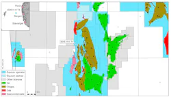 The 30/6-H-9-T4 well is in the Oseberg area of the Norwegian North Sea. The 30/6-H-9-T4 well is in the Oseberg area of the Norwegian North Sea.