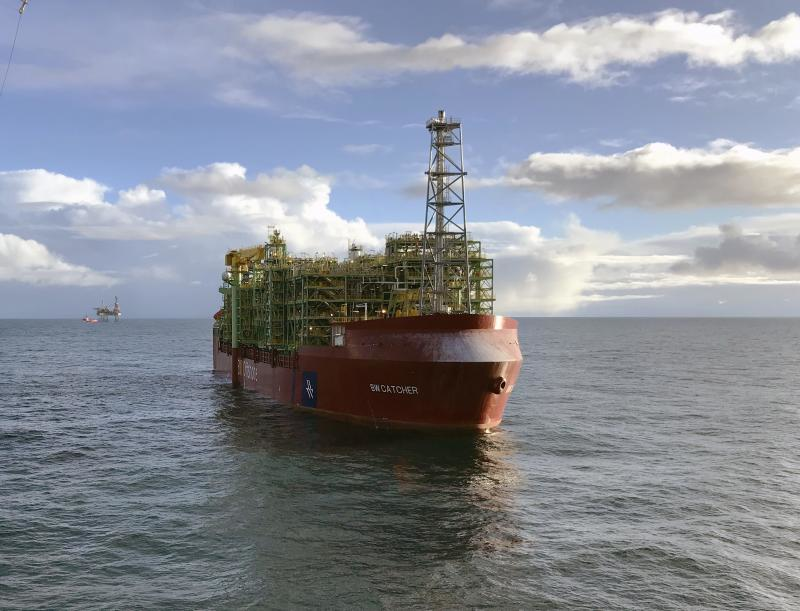 The Catcher North and Laverda oil fields are expected to be tied back to the FPSO BW Catcher.