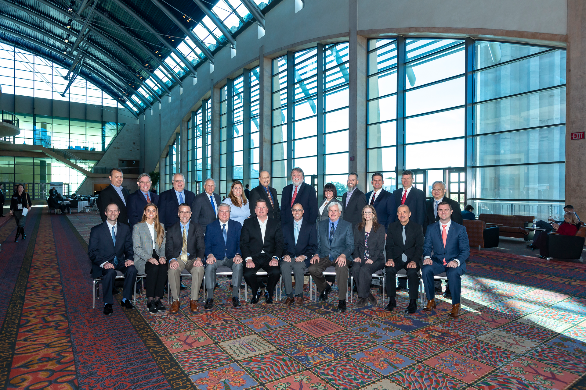 2019 Subsea Tieback Forum Advisory Board Standing from left to right: Jeremy Woulds, Subsea 7; Steve Whitaker; Hess Corporation; Ian Ramsay, Murphy Oil Corporation; Bruce Crager, Endeavor Management; Erin Balch, Wood; Karl Schnakenburg, BHP; Pete Stracke, Equinor; Nancy Chafe, Anadarko Petroleum Corp; Chris Egan, TechnipFMC; Eric Hevle; Jon Sonka, ExxonMobil; Chris Tam, Saipem America Sitting from left to right: Conference Director David Paganie, Offshore; Maria Bulakh, Aker Solutions; George Zener, BP; Randy Seehausen, INTECSEA; Advisory Board Chairman John Smiley, Shell; James Wiseman, Noble Energy; Mark Carter, OneSubsea; Julie Ingram, College of Engineering - TAMU; Antonio Critsinelis, Chevron Energy Technology Co.; Joey Clements, McDermott International Not pictured: Mike Ellis, Oceaneering International; Lisa Winfrey, Baker Hughes, a GE company; Tony Matson, Trendsetter Engineering