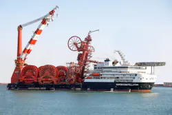 The Saipem Constellation is an ultra-deepwater rigid and flexible pipelay, heavy lift, and construction DP-3 vessel. The Saipem Constellation is an ultra-deepwater rigid and flexible pipelay, heavy lift, and construction DP-3 vessel.