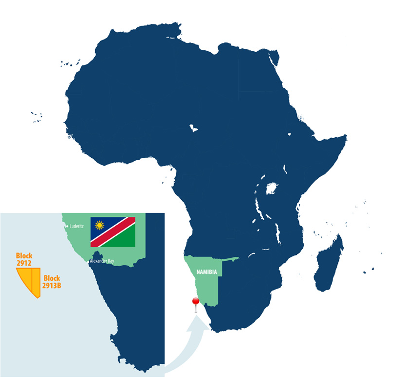 Pending government approvals, Total will transfer to QP a 30% interest in block 2913B offshore Namibia, while retaining a 40% interest; and 28.33% in block 2912, retaining 37.78%.