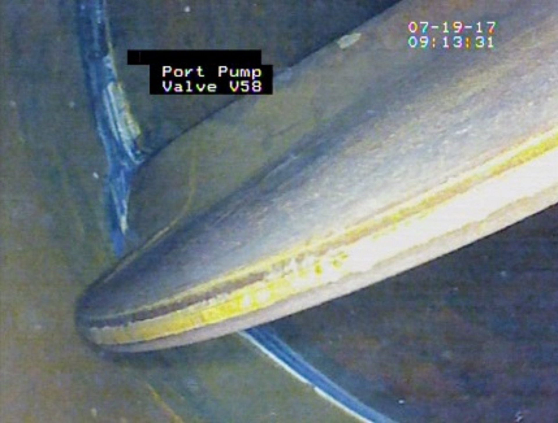 In-situ valve inspection.