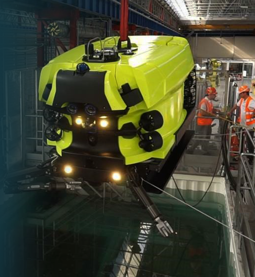 Hydrone-R is an underwater intervention drone capable of performing light construction works as well as advanced inspections on subsea assets.