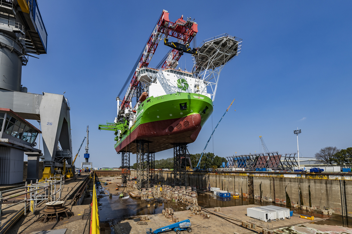 The Innovation at Damen Verolme Rotterdam.