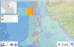 Senegal Ultra-Deep 3D seismic survey over the MSGBC basin offshore northwest Africa. Senegal Ultra-Deep 3D seismic survey over the MSGBC basin offshore northwest Africa.