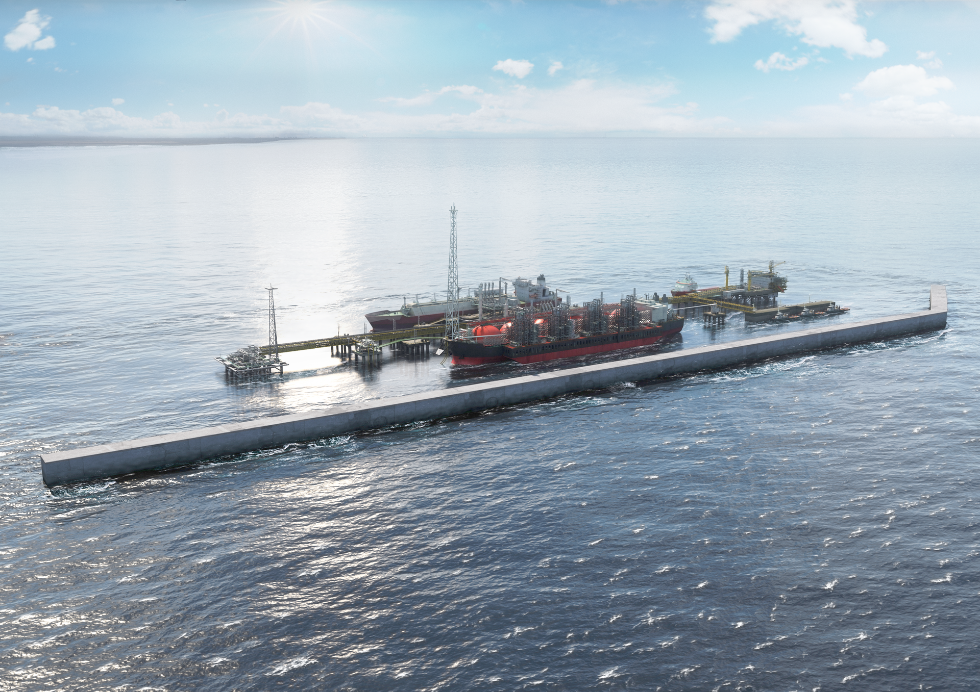 The Greater Tortue/Ahmeyim LNG project is located on the maritime border of Mauritania and Senegal, West Africa.